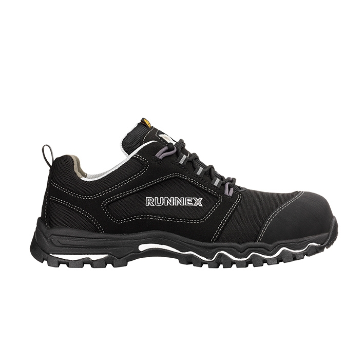 RUNNEXS3-ESD-SicherheitshalbschuhLightStarSchwarzWeiGrau