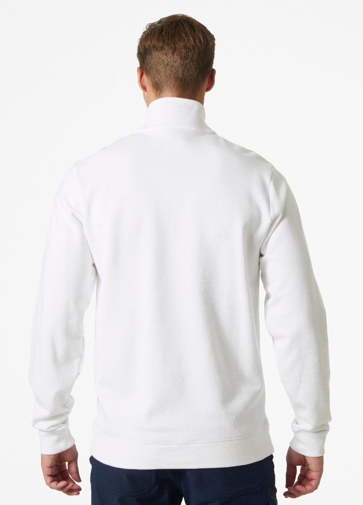 HellyHansenClassicHalfZipSweatshirtWhite-XS