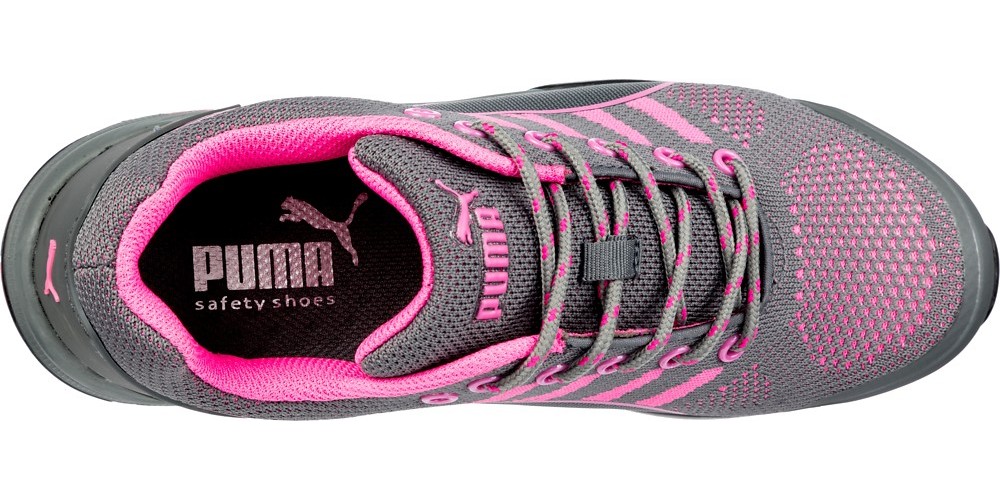 PumaSafetyDamenSicherheitsschuhCelerityKnitPinkLowWnsS1HROSRCGrauPink