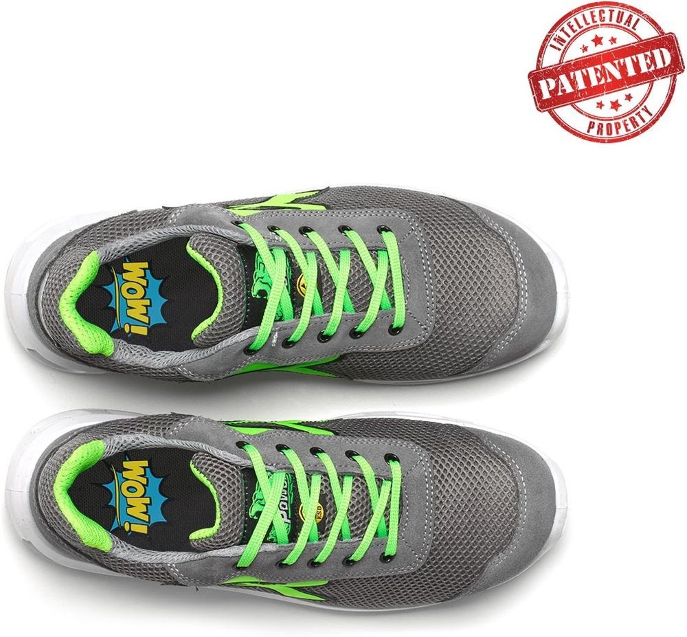 U-PowerSicherheitsschuheHalbschuheSummerEsdS1PSrcRL20346Grau-35