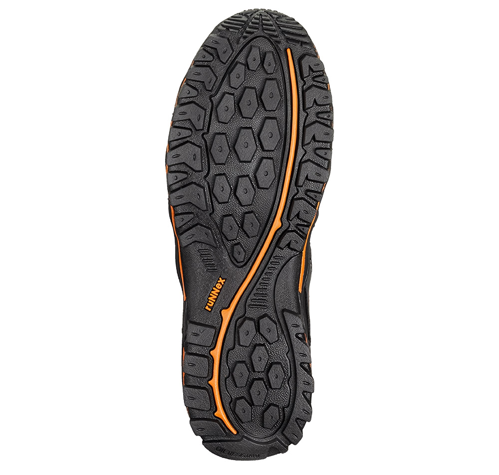 RUNNEXS1-SicherheitshalbschuhLightStarSchwarzGrauOrange