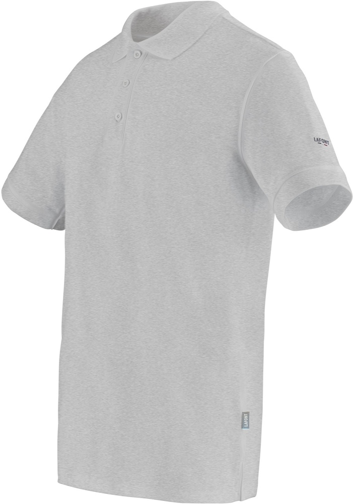 LafontPoloshirtTarragon9TRRFleckedGrey-XXL