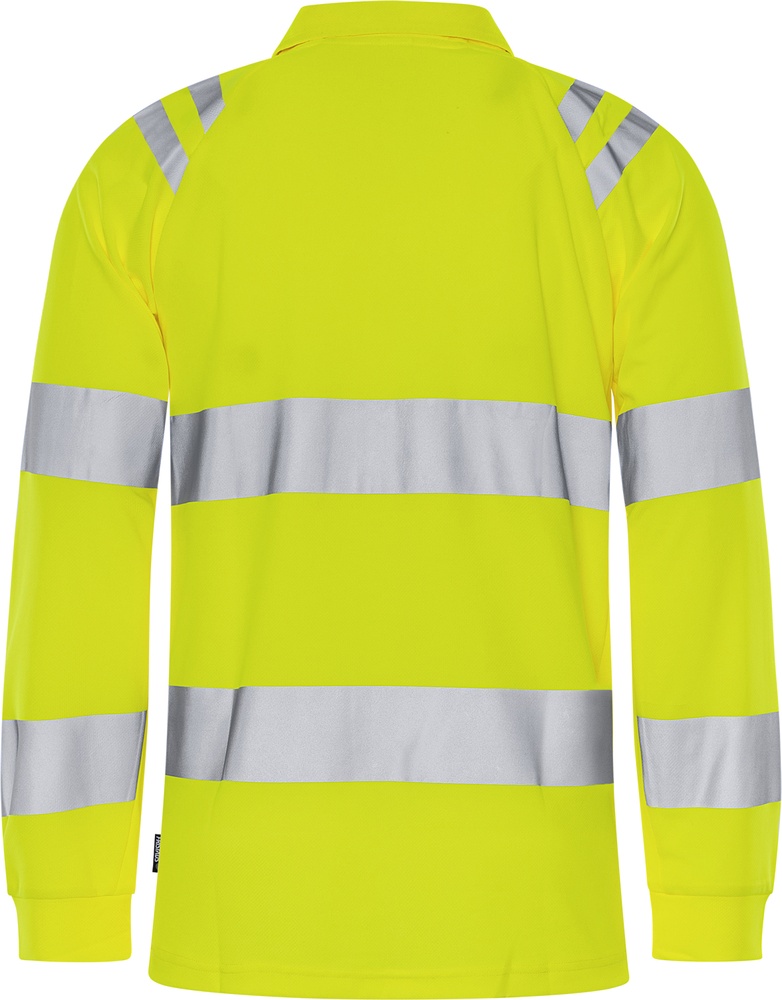 FristadsHighVisPoloshirtLangarmKl37864GPST301260Hi-VisYellow-4XL