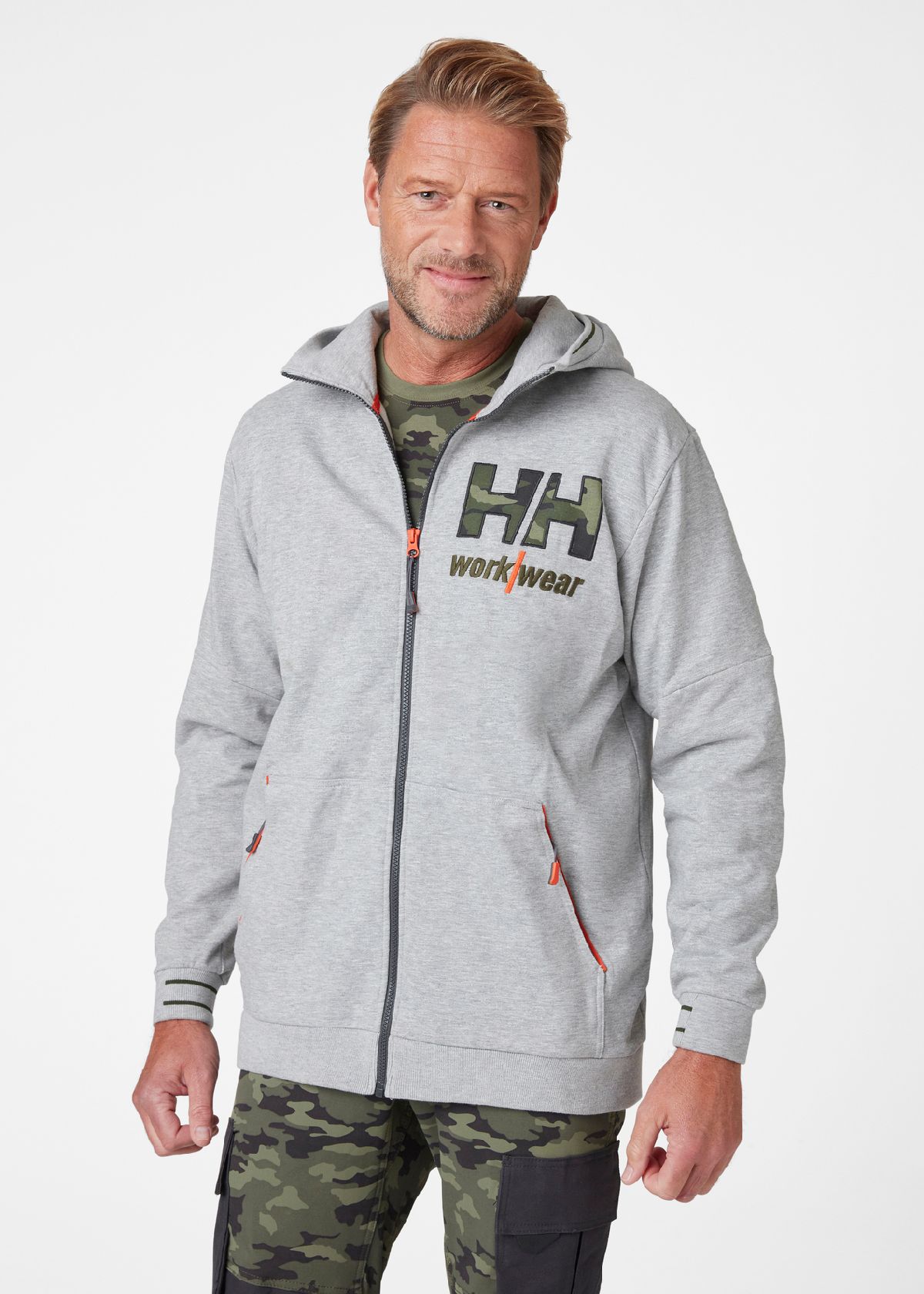 HellyHansenHoodieSweatshirt79243KensingtonZipHoodie931GreyMelangeCamo