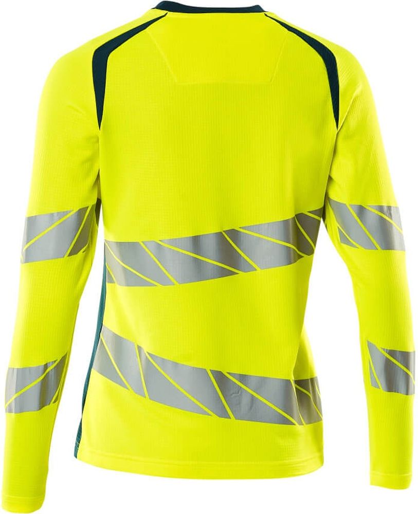 MascotDamenT-ShirtLangarmAccelerateSafe19091-771Hi-visGelbDunkelpetroleum-XXL
