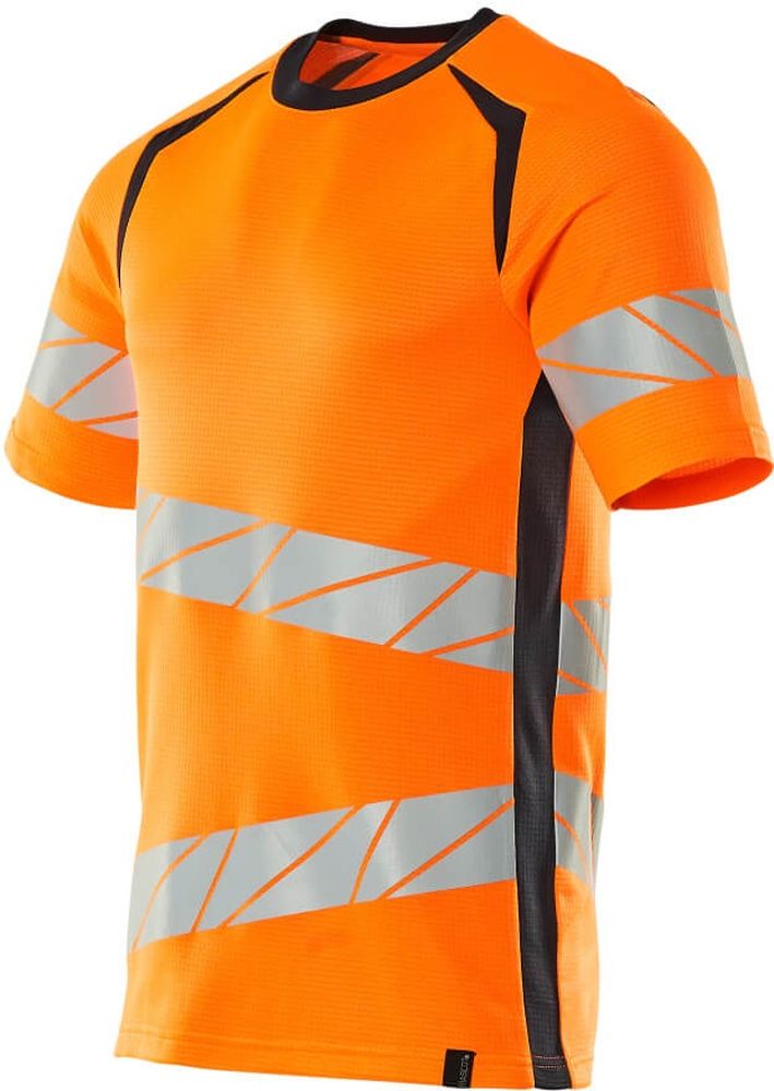 MascotT-ShirtAccelerateSafe19082-771Hi-visOrangeSchwarzblau-XXL