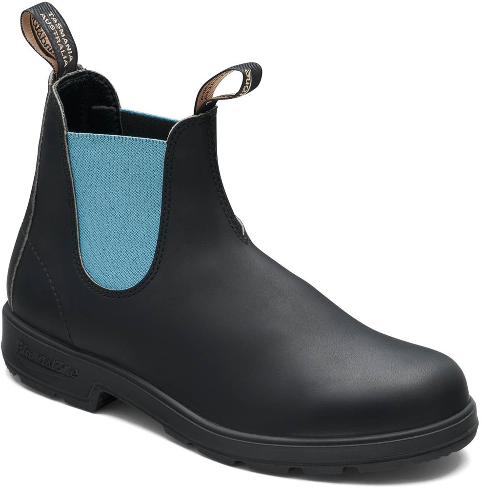 BlundstoneStiefelBoots2207BlackLeatherwithTealElastic500Series