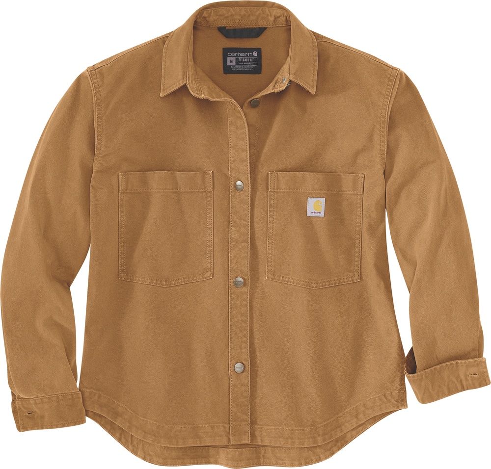 CarharttDamenHeavyweightDuckOvershirt106621CarharttBrown-XS
