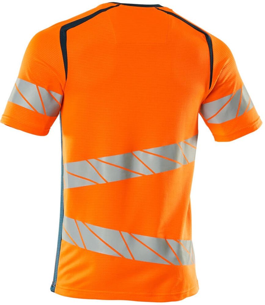 MascotT-ShirtAccelerateSafe19082-771Hi-visOrangeDunkelpetroleum-XXL
