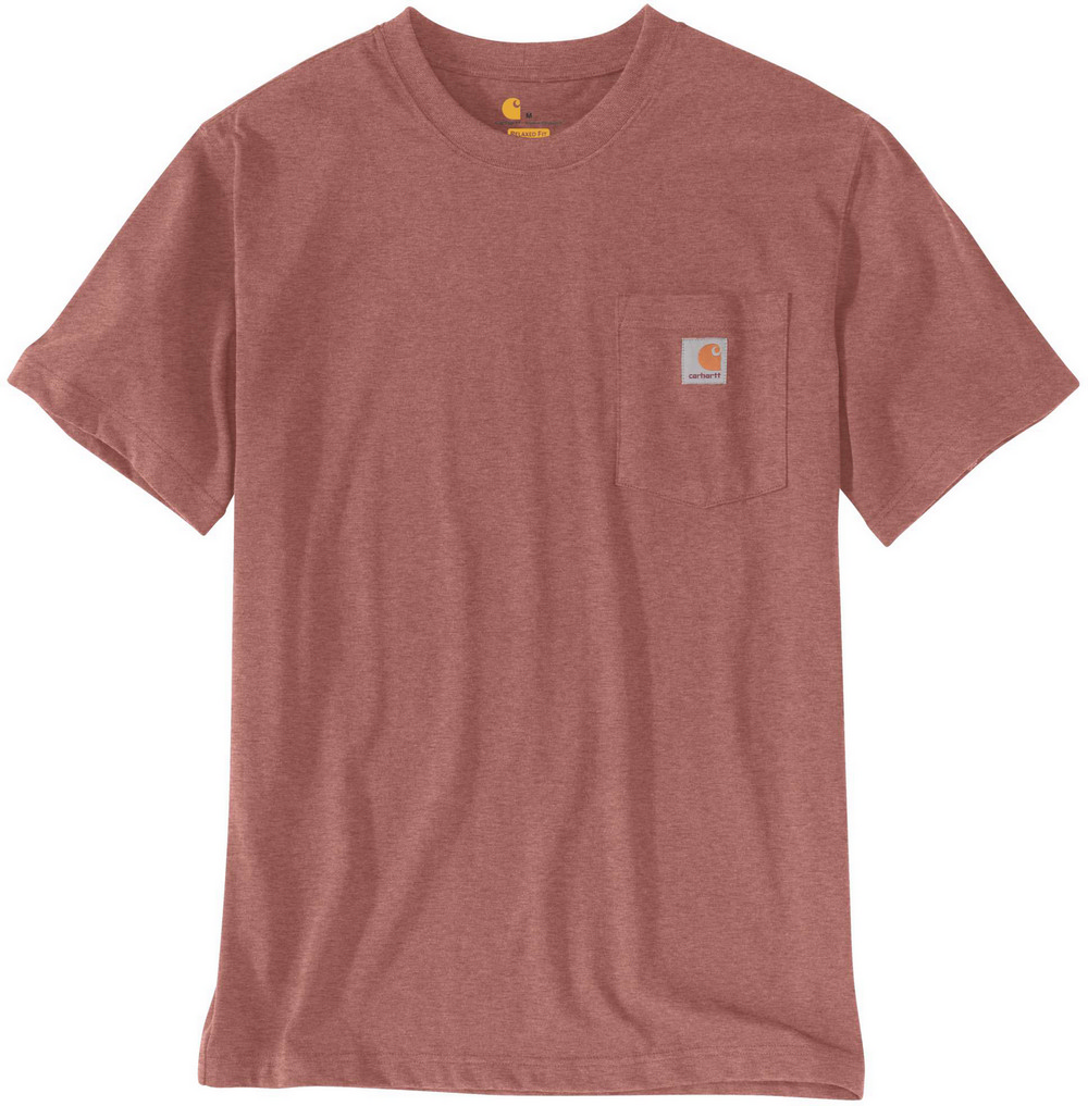 CarharttT-ShirtK87Pocket103296AuburnSnowHeather-S