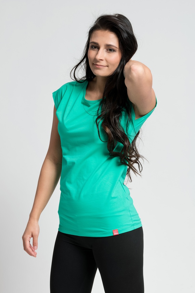 CityZenDamenFemaleShirtKimonormelAltaGrn-XS36