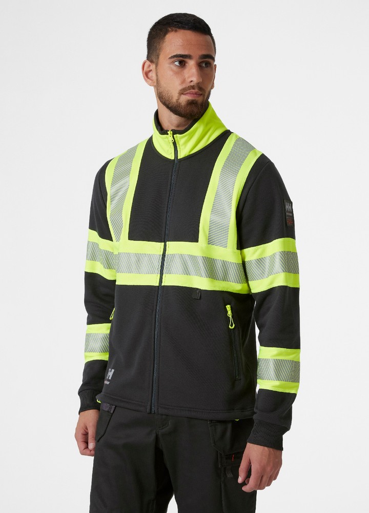 HellyHansenIcuZipSweatshirtYellowEbony-XS