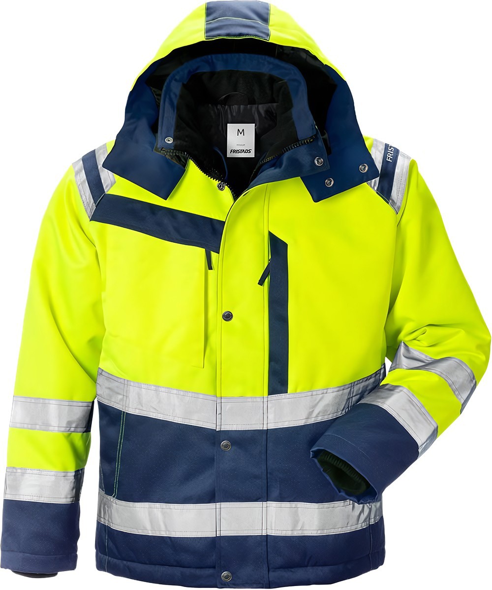 FristadsWarnschutz-JackeHighVisWinterjackeKl34043PPWarnschutz-GelbMarine