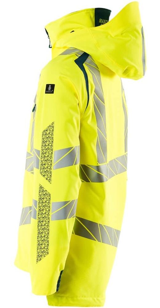 MascotHardShellJackeAccelerateSafe19001-449Hi-visGelbDunkelpetroleum-XXL