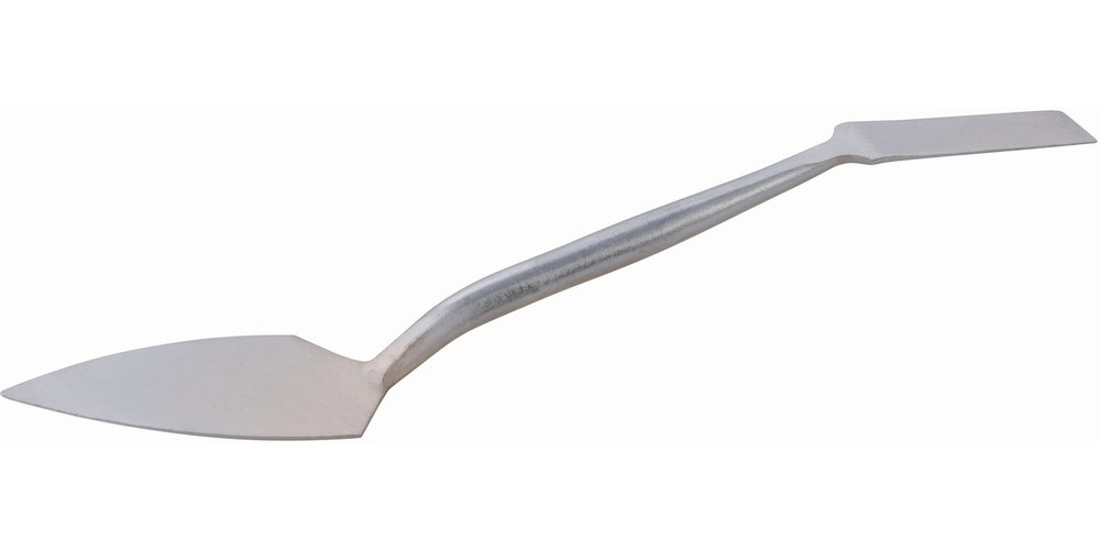 SilverlineMaurer-ZubehrDoppelendigesStukkateureisenSpitzkelle35x75mmVierkantspachtel13x68mm