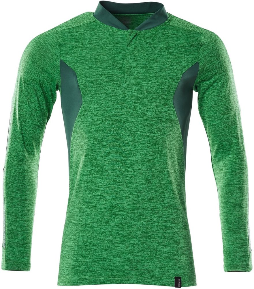 MascotPolo-ShirtLangarmAccelerate18081-810GrasgrnmeliertGrn-XXL