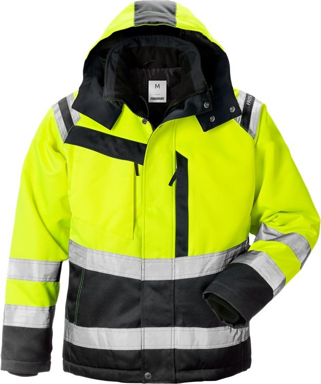 FristadsHighVisWinterjackeDamen4143PPWarnschutz-GelbSchwarz