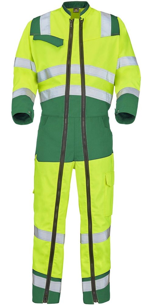 CepovettOverall2ReissverschlsseFluoSafeXp9J869570FluoYellowAmazonianGreen-XS