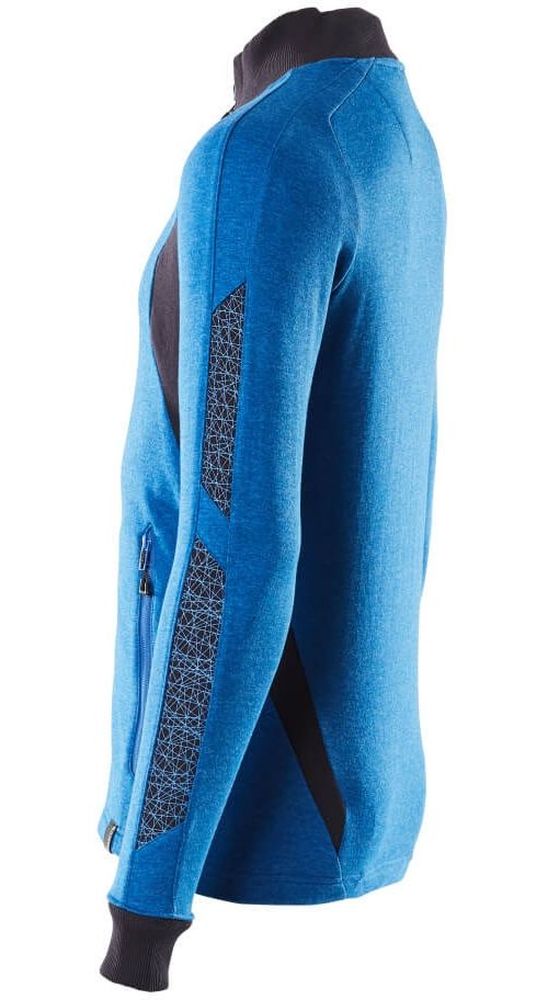 MascotSweatshirtmitReiverschlussAccelerate18484-962AzurblauSchwarzblau-XXL