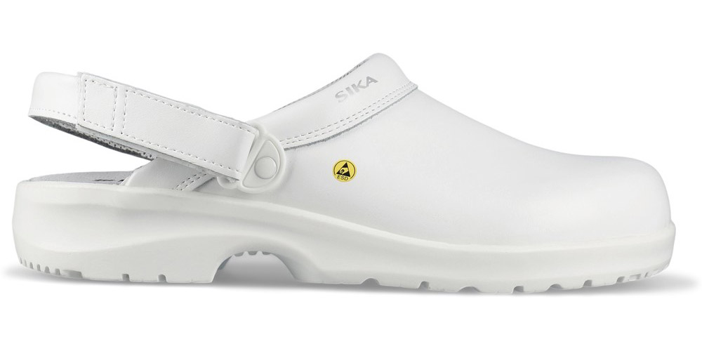 SikaArbeitsschuhFusionESDoffenerClogmitFersenriemenWei