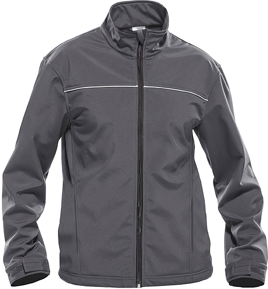 BasicLineArbeitsjackeSoftshell-JackeCarthagoZementgrau-XS