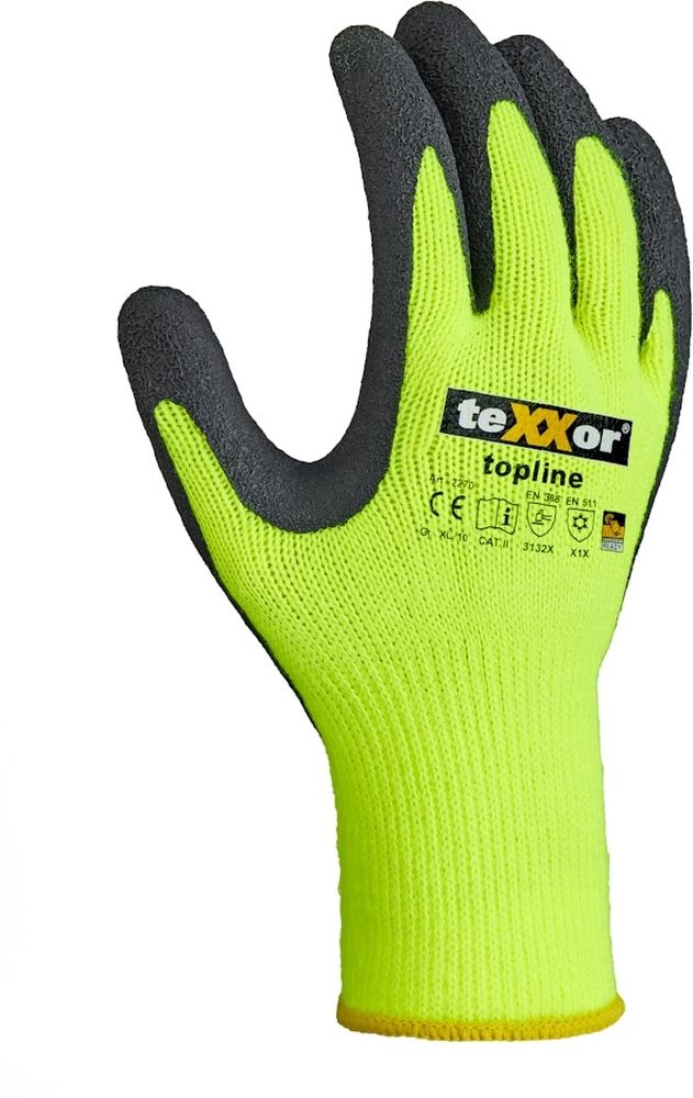teXXorWinterhandschuhePolyacryl12Stck2270GelbGrau-7
