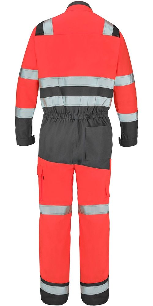 CepovettOverall1ReissverschlussFluoSafeXp9G869570FluoRedConvoyGrey-XS