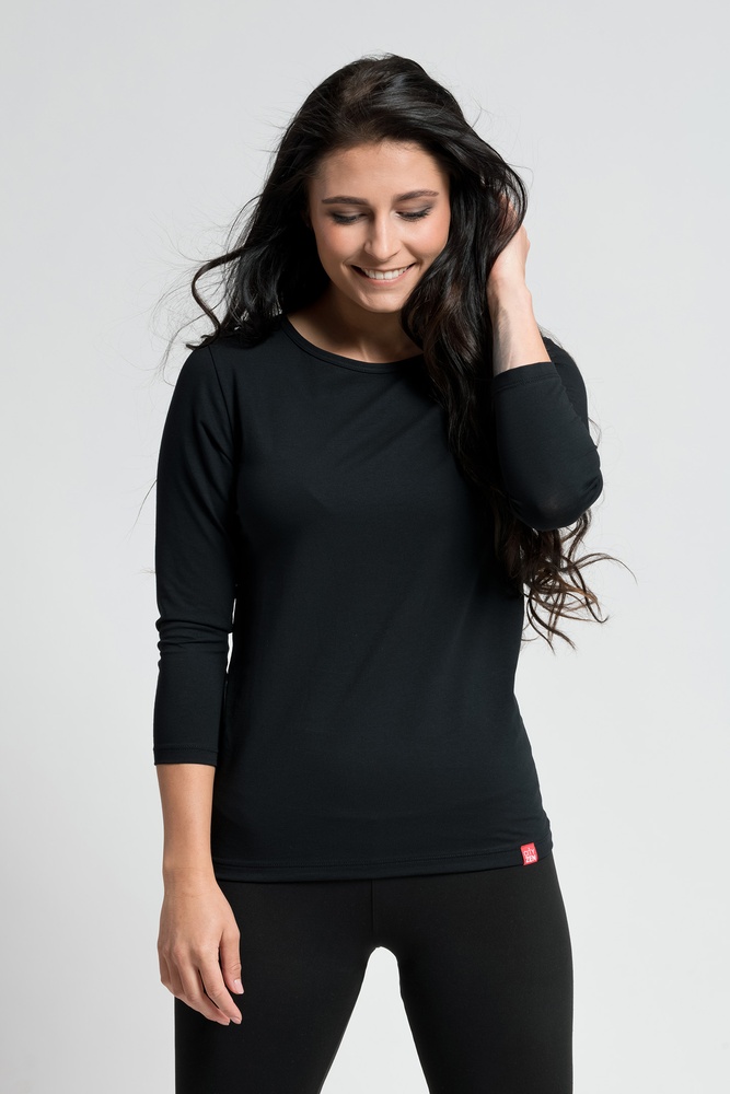 CityZenDamenFemaleShirt34rmelDiezSchwarz-XS34