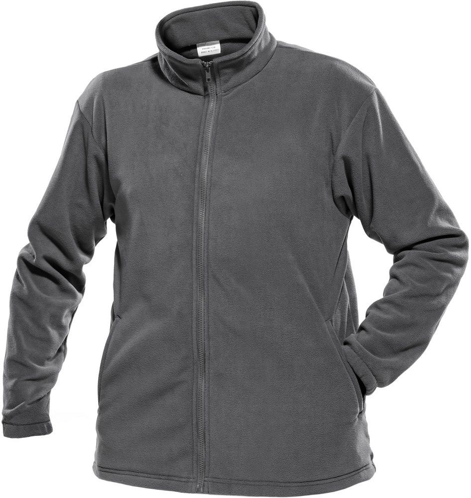 BasicLineFleecejackeFresnoZementgrau-XS