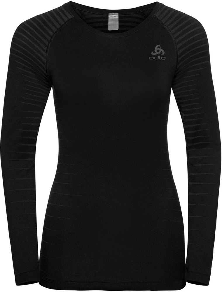 OdloDamenSuwTopCrewNeckLong-SleevePerformanceLight188141Black-L