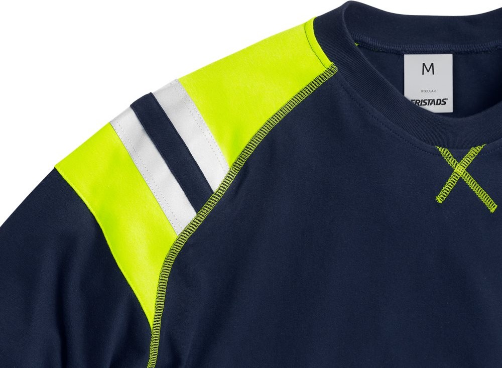 FristadsLongsleeveFlamestatT-ShirtLangarm7072TFLHMarineblau