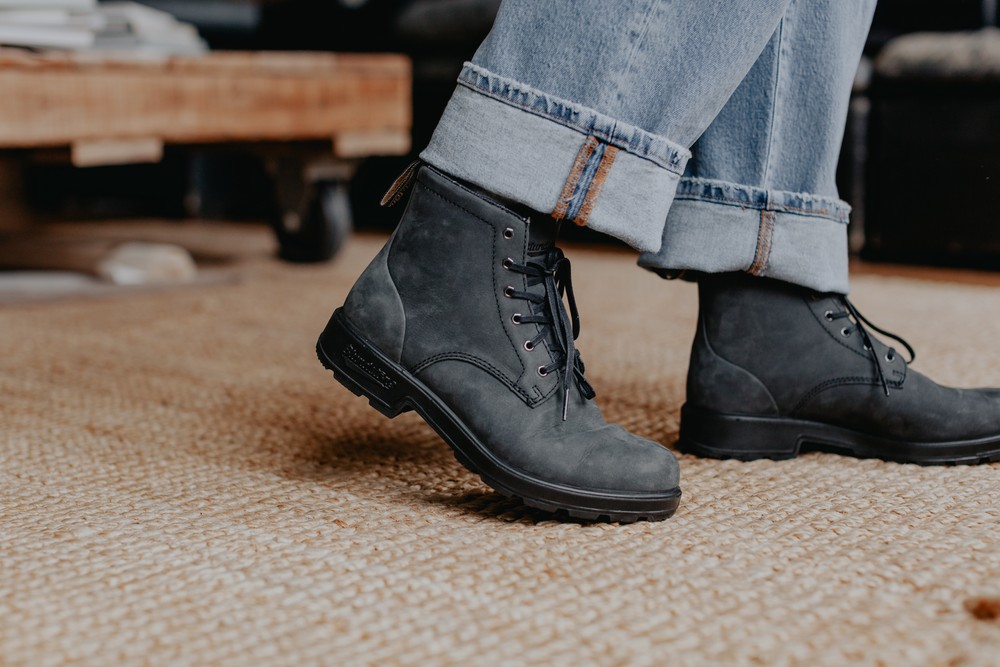 BlundstoneStiefelBoots1931RusticBlackLeatherLace-Up