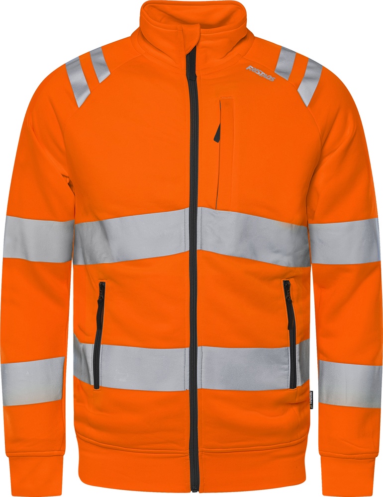 FristadsHighVisSweatjackeKl37863GPSW301024Hi-VisOrange-4XL