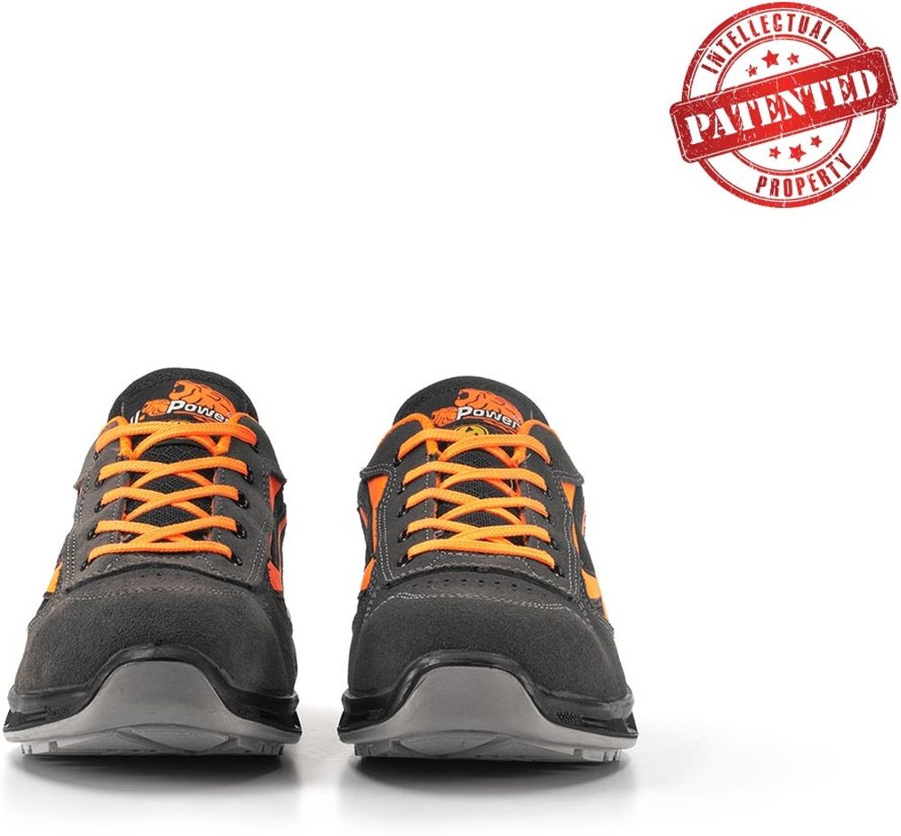 U-PowerSicherheitsschuheHalbschuheOrangeEsdS1PSrcRL20396Schwarz-35