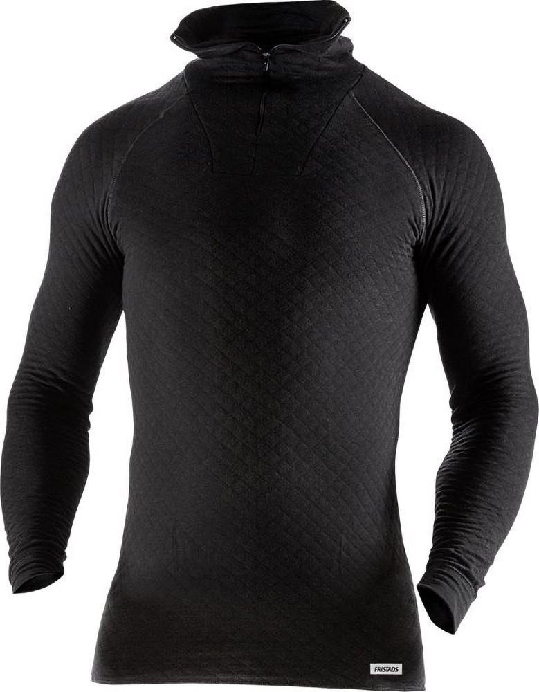FristadsLongsleeveZipper-T-ShirtLangarm742PCSchwarz