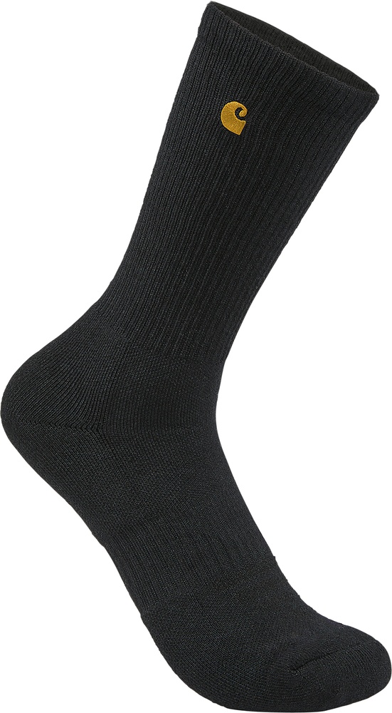 CarharttSockenMidweightCrewSock2PackSC2252-MBlack-L