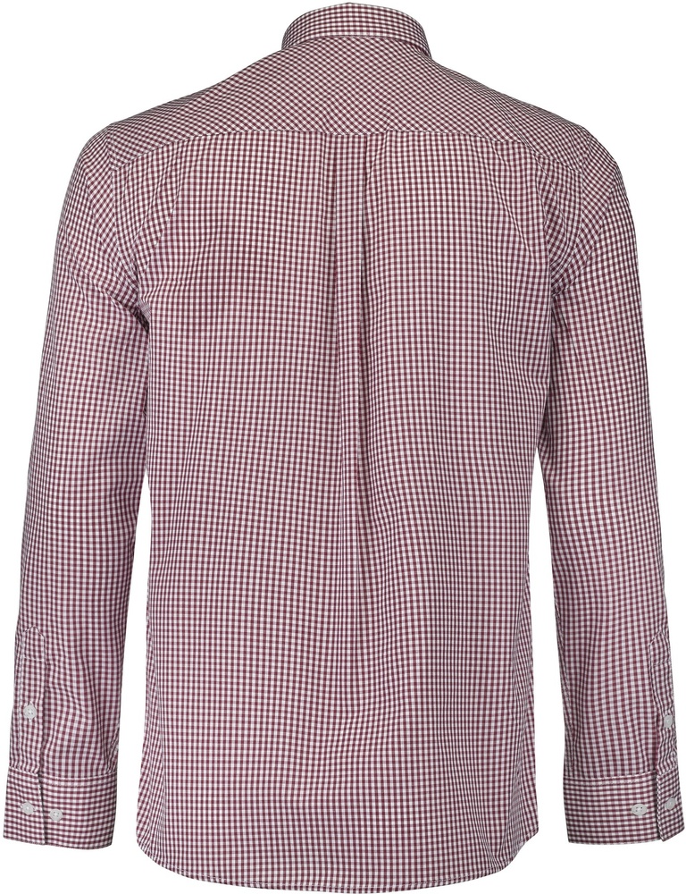 LafontHemdRampalFOR18869MaroonWhiteGingham-XXL