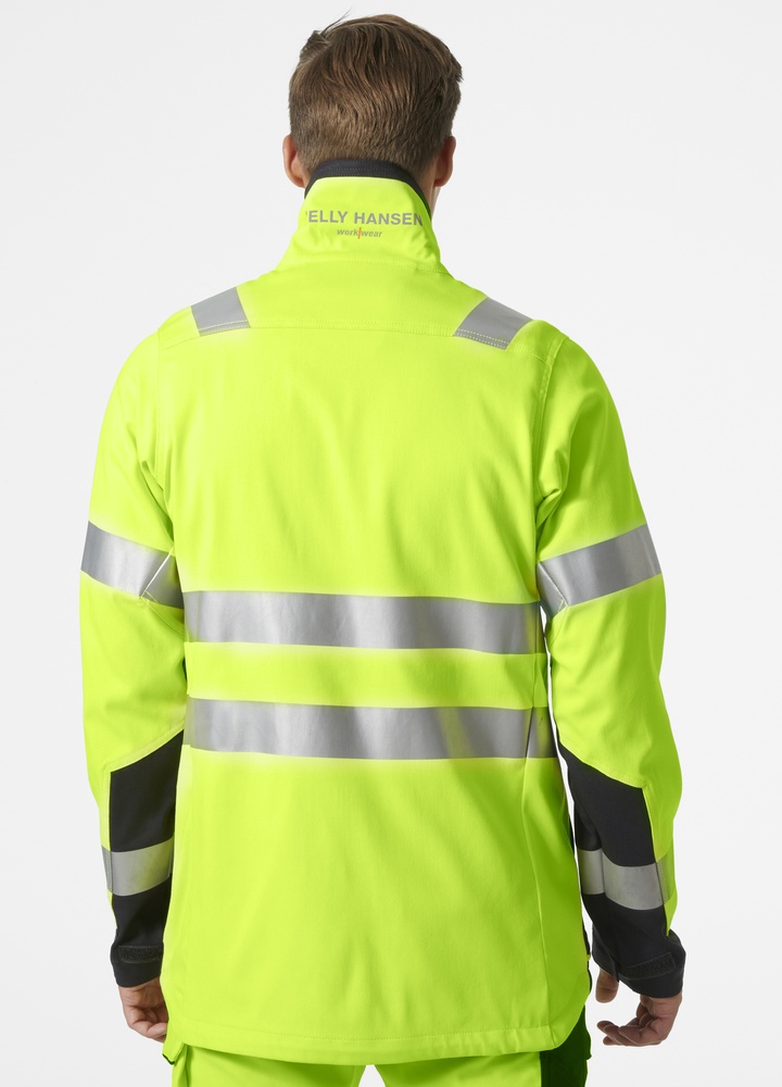 HellyHansenArbeitsjackeFyreJacket77249368YellowEbony-XS