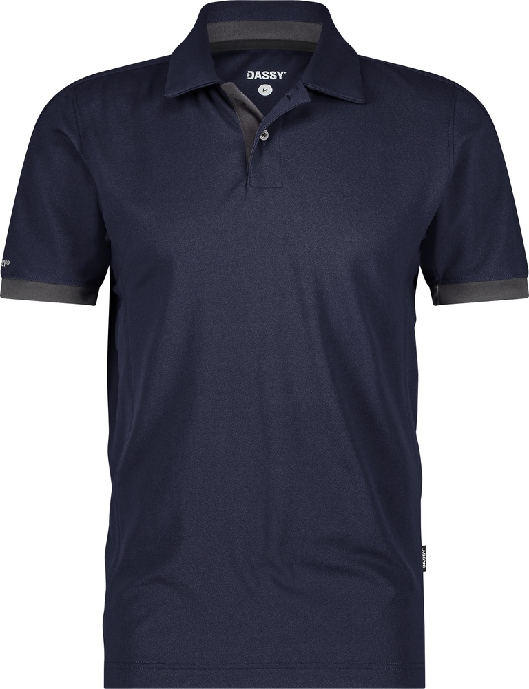 DassyPoloshirtTraxionNextNachtblauAnthrazitgrau-XS