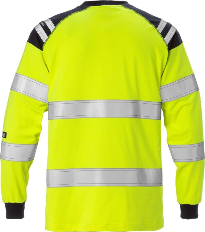 FristadsFlamestatHighVisT-ShirtlaKl37077TFLHWarnschutz-GelbMarine