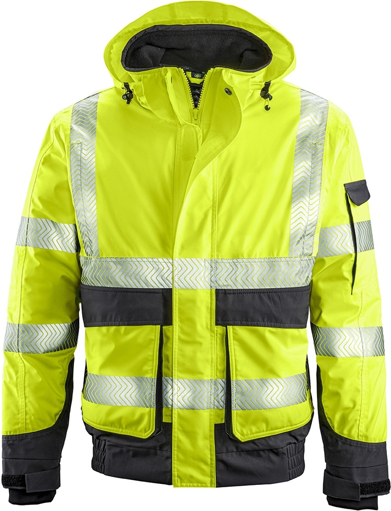 4PROTECTWarn-Wetterschutz-BlousonNewark3416LeuchtgelbGrau-XS