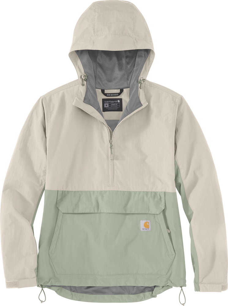 CarharttDamenLooseLightweightAnorak105861SageChalk-L