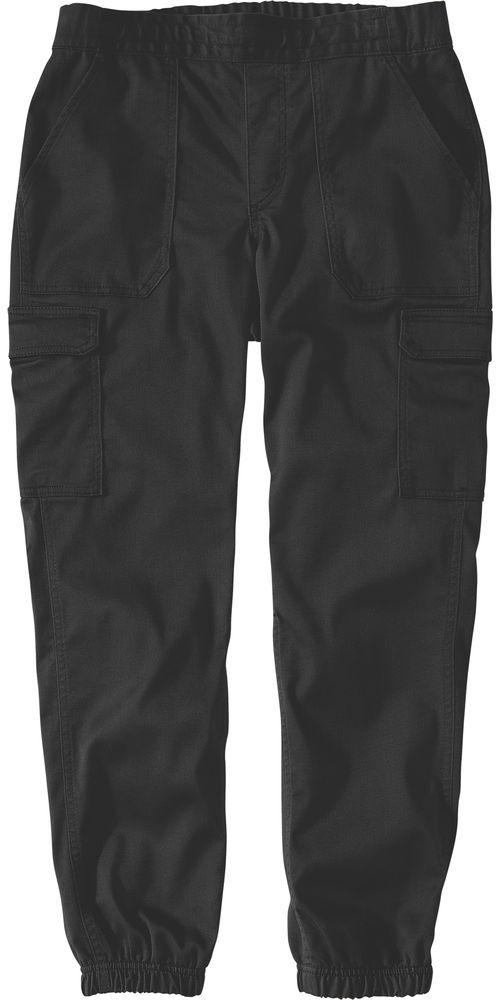 CarharttDamenRelaxedFitTwillJogger106522Black-LTALL