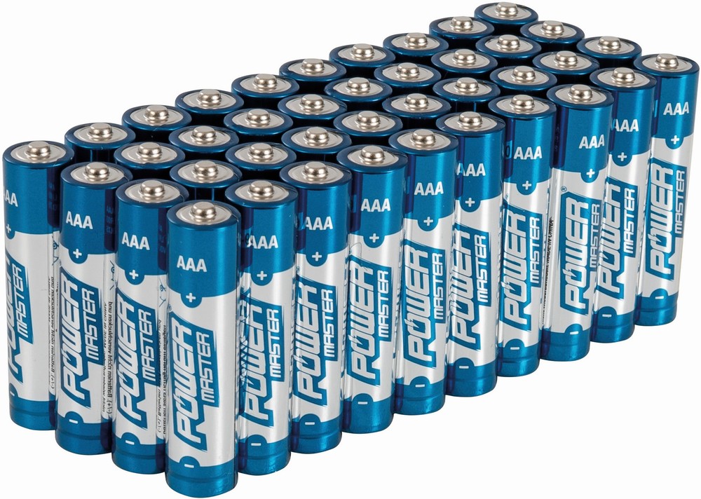 PowermasterBatterienAAA-Super-Alkali-BatterienLR0340er-Pckg40er-Pckg