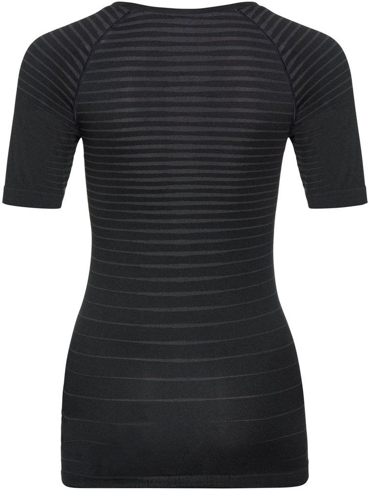 OdloDamenTanktopSuwTopCrewNeckSSPerformanceLight188151Black-S