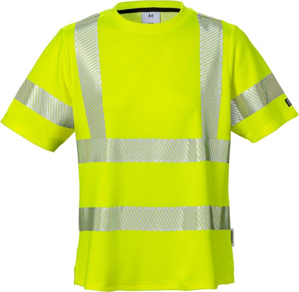 FristadsWarnschutzT-ShirtHighVisDamen-T-ShirtKl27458THVWarnschutz-Gelb-S