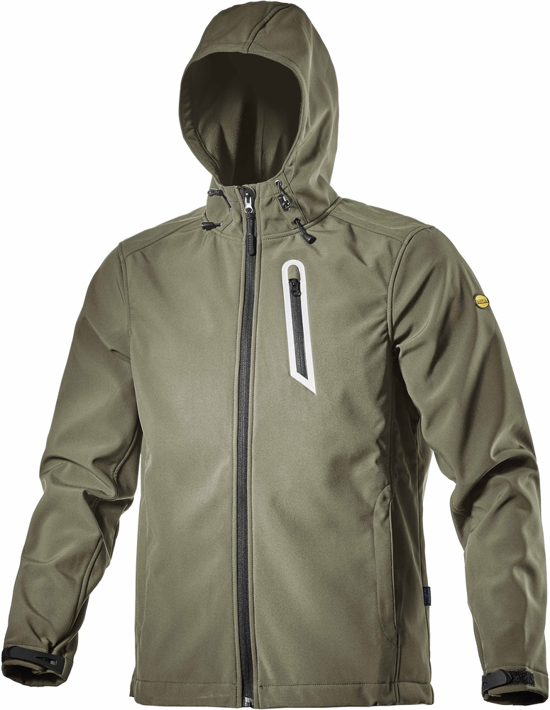 UtilityDiadoraSoftshellJackeSoftshellSailGreenMilitary-XS