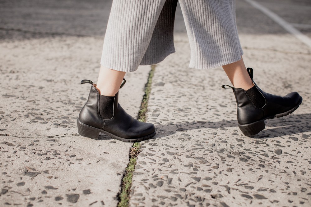 BlundstoneDamenStiefelBoots2231BlackMicrofibreWomensHeeledVegan