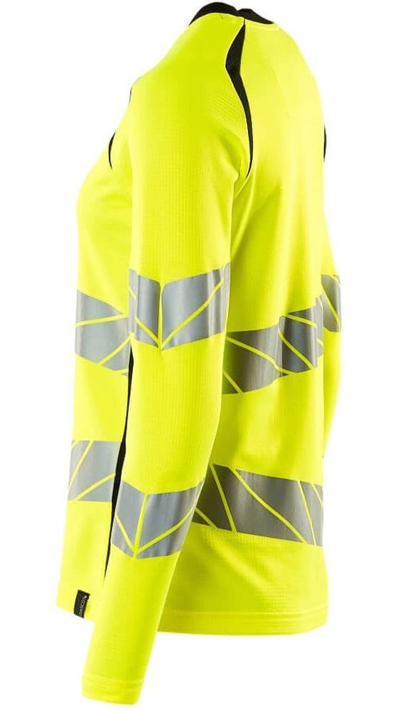 MascotDamenT-ShirtLangarmAccelerateSafe19091-771Hi-visGelbSchwarz-XXL