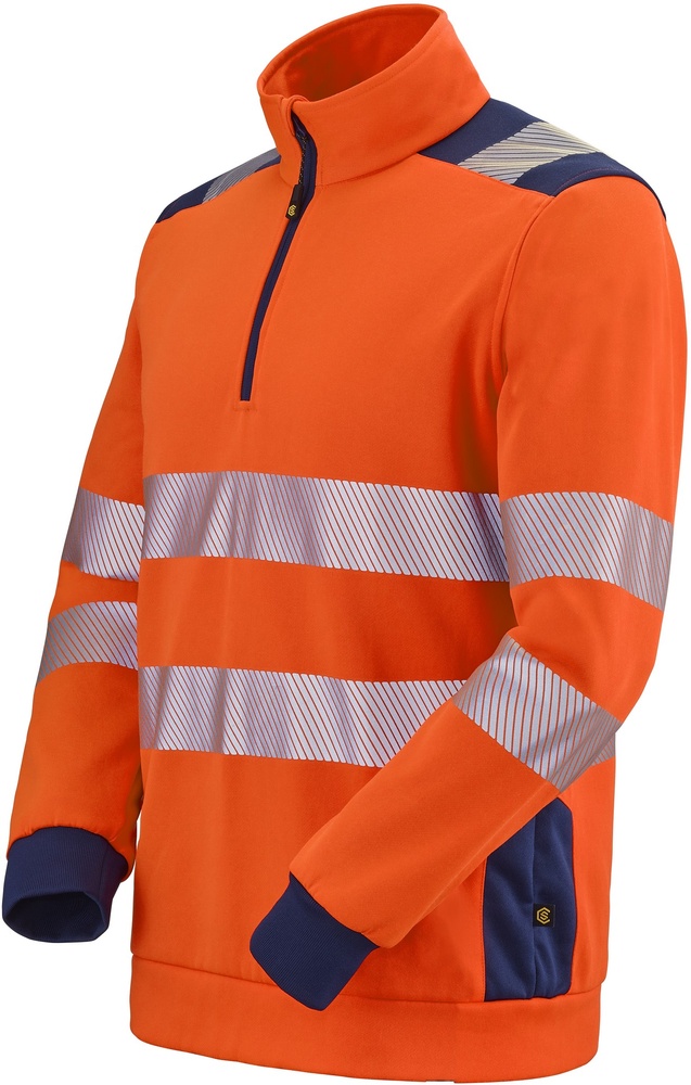 CepovettSweaterHvFluoSafeXp9S10FluoOrangeNavy-XXL